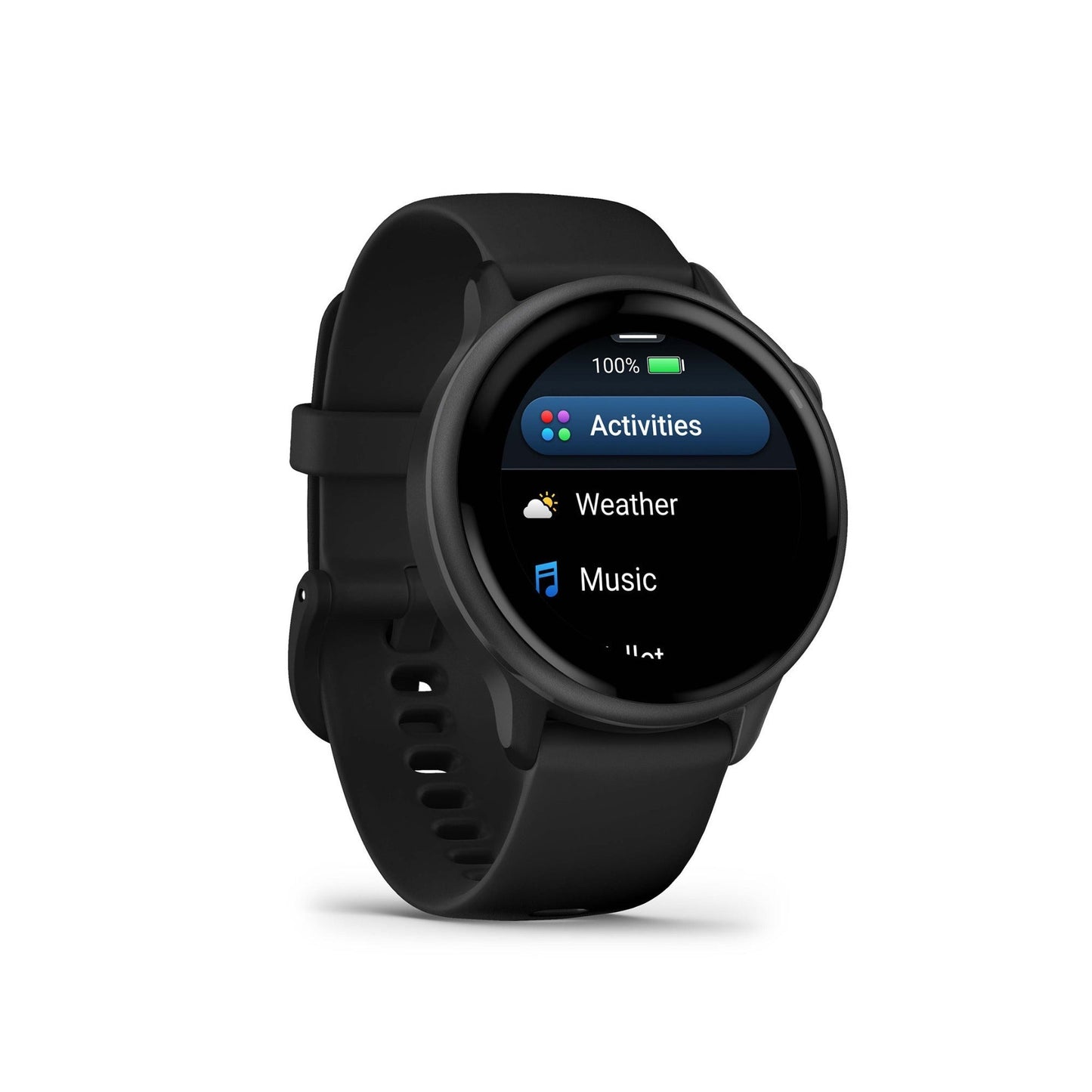Garmin Vivoactive 6 Slate with Black Band GPS Smartwatch and Charger Bundle