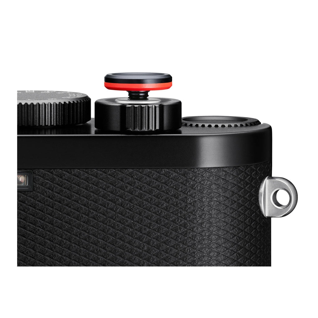 Leica Aluminum, Black Anodized Finish Soft Release Button with Thumb Support