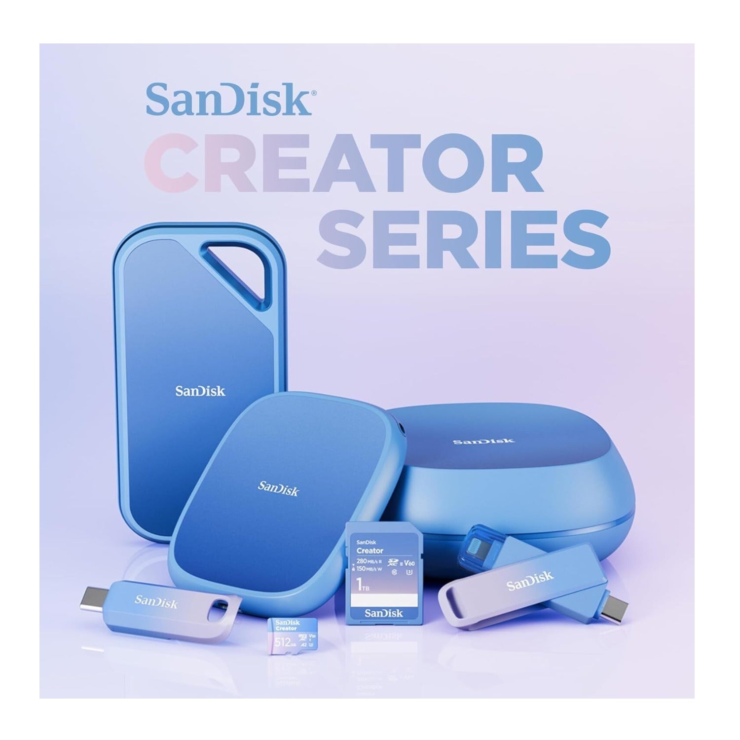 SanDisk 256GB Creator Series UHS-II microSDXC Memory Card