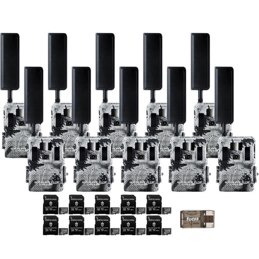 Spartan GoLive2 4G/LTE Trail Camera (10 Pack) w/ 32GB Memory Card & Card Reader