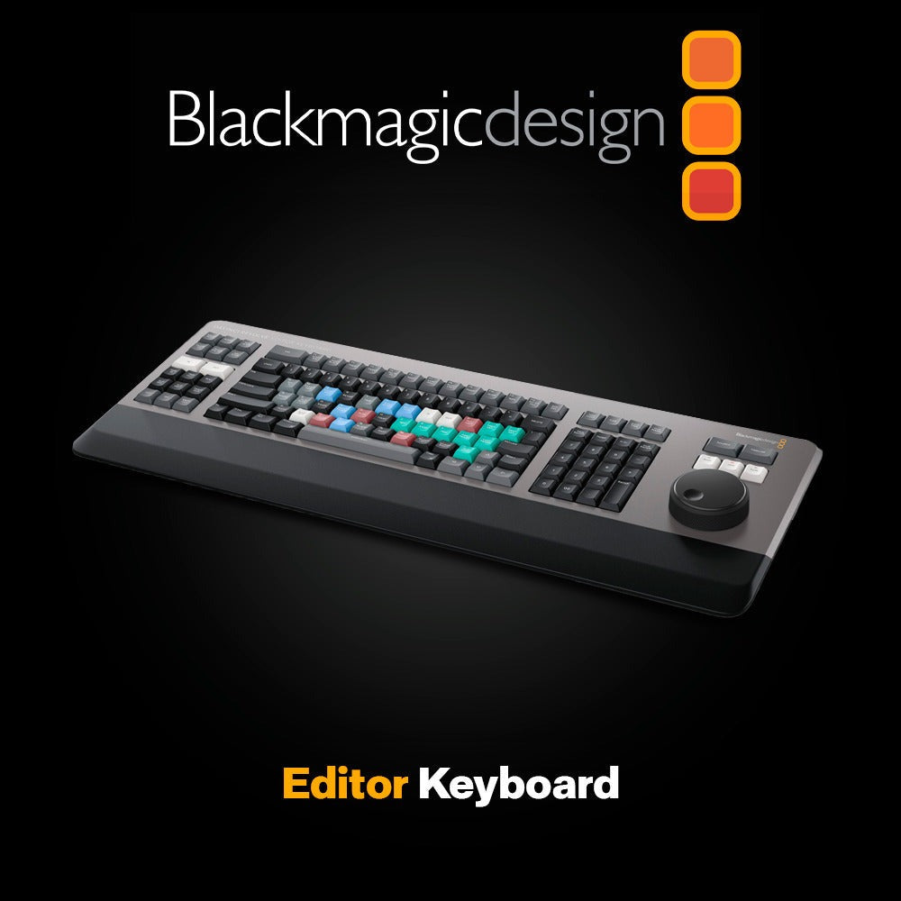 Blackmagic Design USB DaVinci Resolve Editor Full-Size Keyboard (Black)