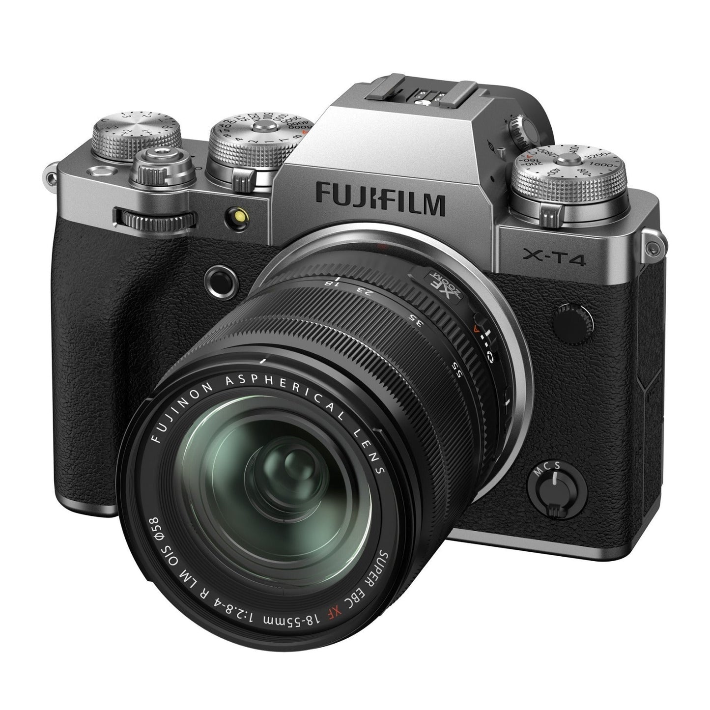 Fujifilm X-T4 Mirrorless Digital Camera with XF 18-55mm f/2.8-4 Lens Kit (Silver)