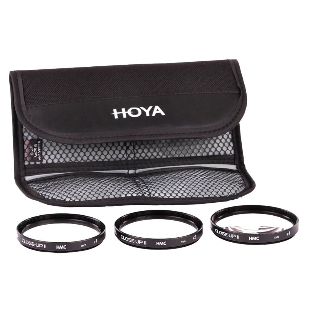 Hoya HMC 67mm Close-Up Plus 1, Plus 2 and Plus 4 Diopters Filter Set II for Close-Up Photography