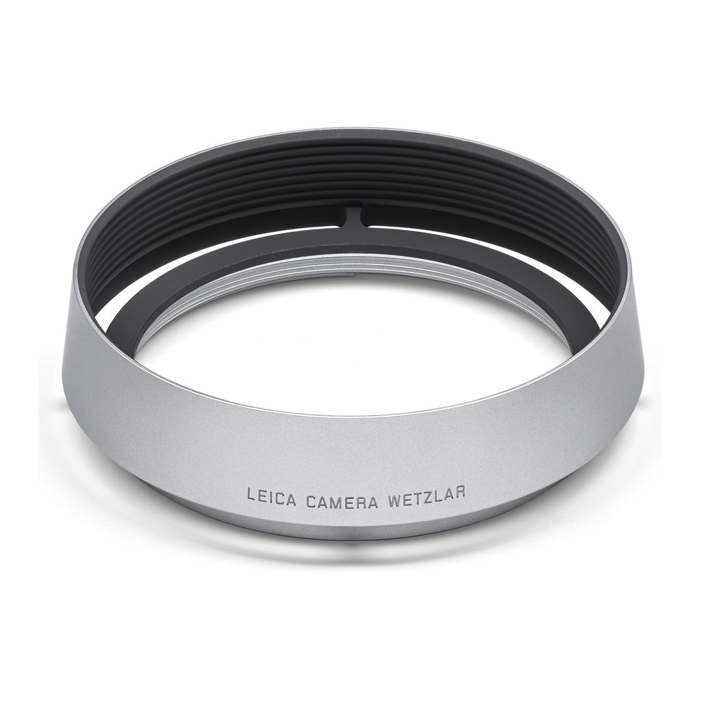 Leica Retro Look Round Aluminum Made Leica Q3 Suitable Lens Hood (Silver)