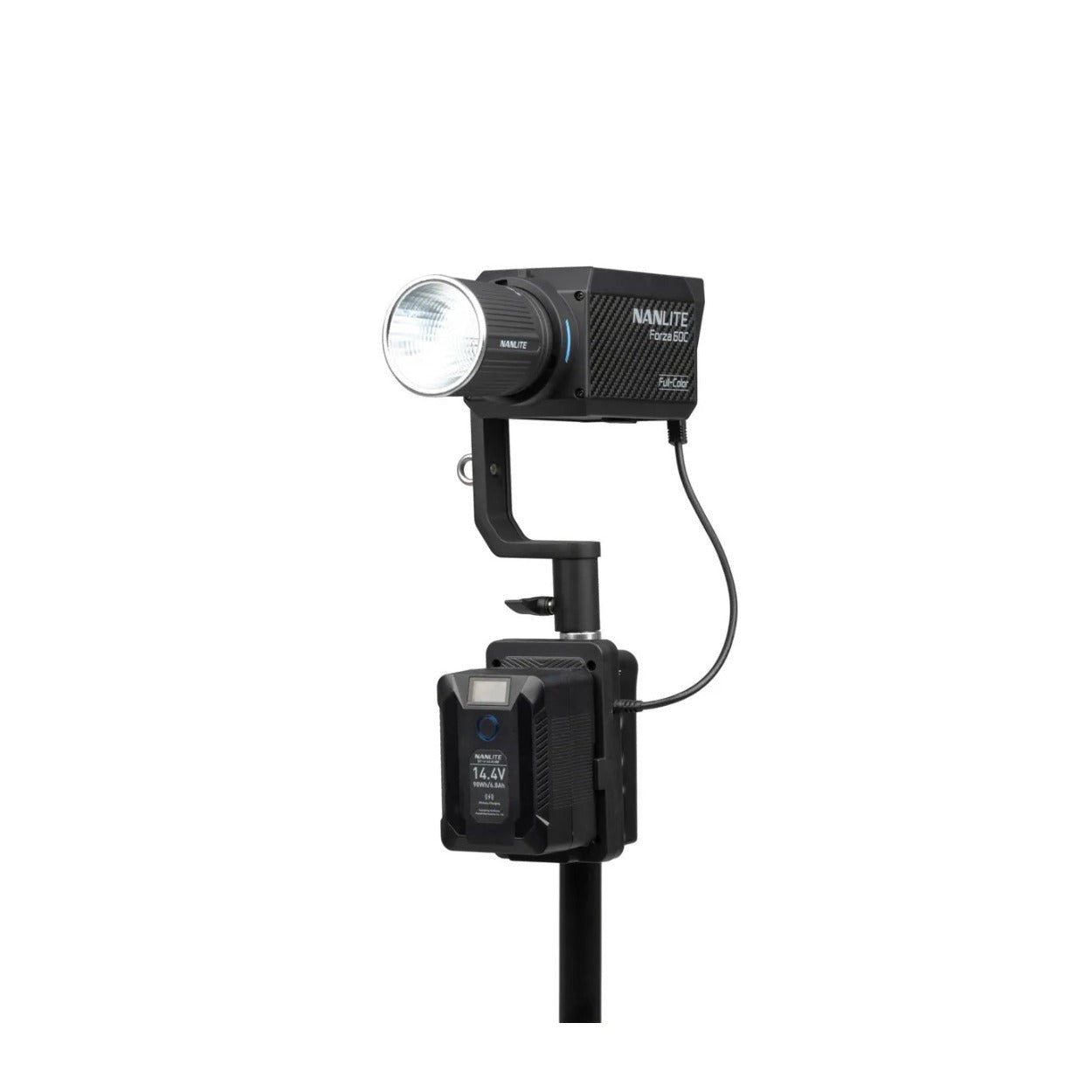 Nanlite V-Mount Battery Grip with DC Connector for Forza 60, FC-60B