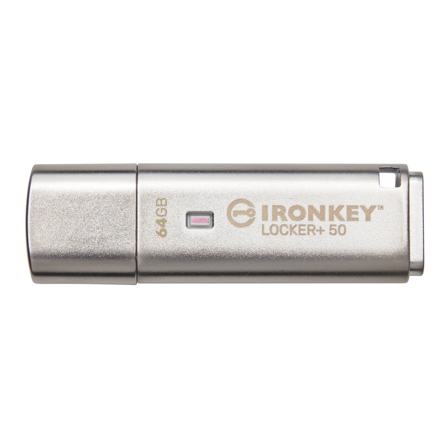 Kingston IronKey Locker+ 50 64GB USB 3.2 Gen 1 Flash Drive