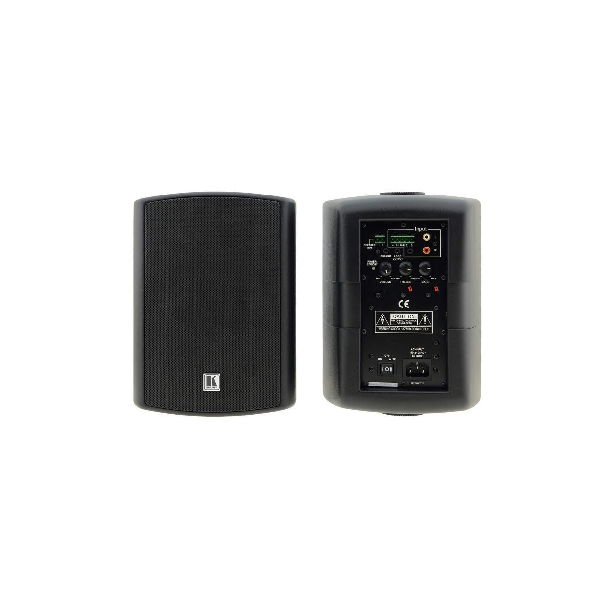Kramer Tavor 5.25-Inch On-Wall 2-Way Powered Speakers (Black)