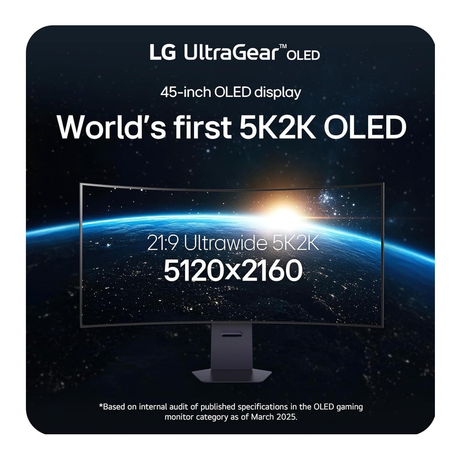 LG 45-Inch UltraGear evo OLED 5K2K WUHD 165Hz Gaming Monitor