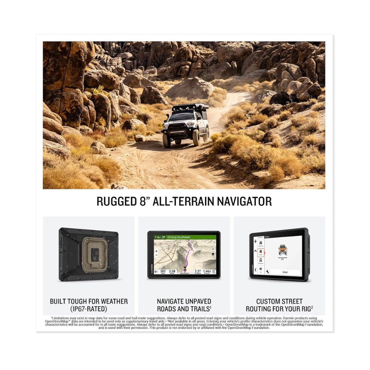 Garmin Tread 2 Rugged Overland Edition 8 Inch All-Terrain Navigator