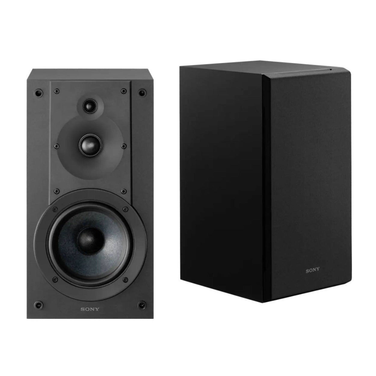Sony SA-CS9M2 10-Inch Powered Active Subwoofer with Bookshelf Speakers Bundle