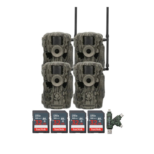 Stealth Cam 36MP Fusion Max Cellular Trail Camera with 80-Feet Detection Range (2-Pack) x 2 Bundle