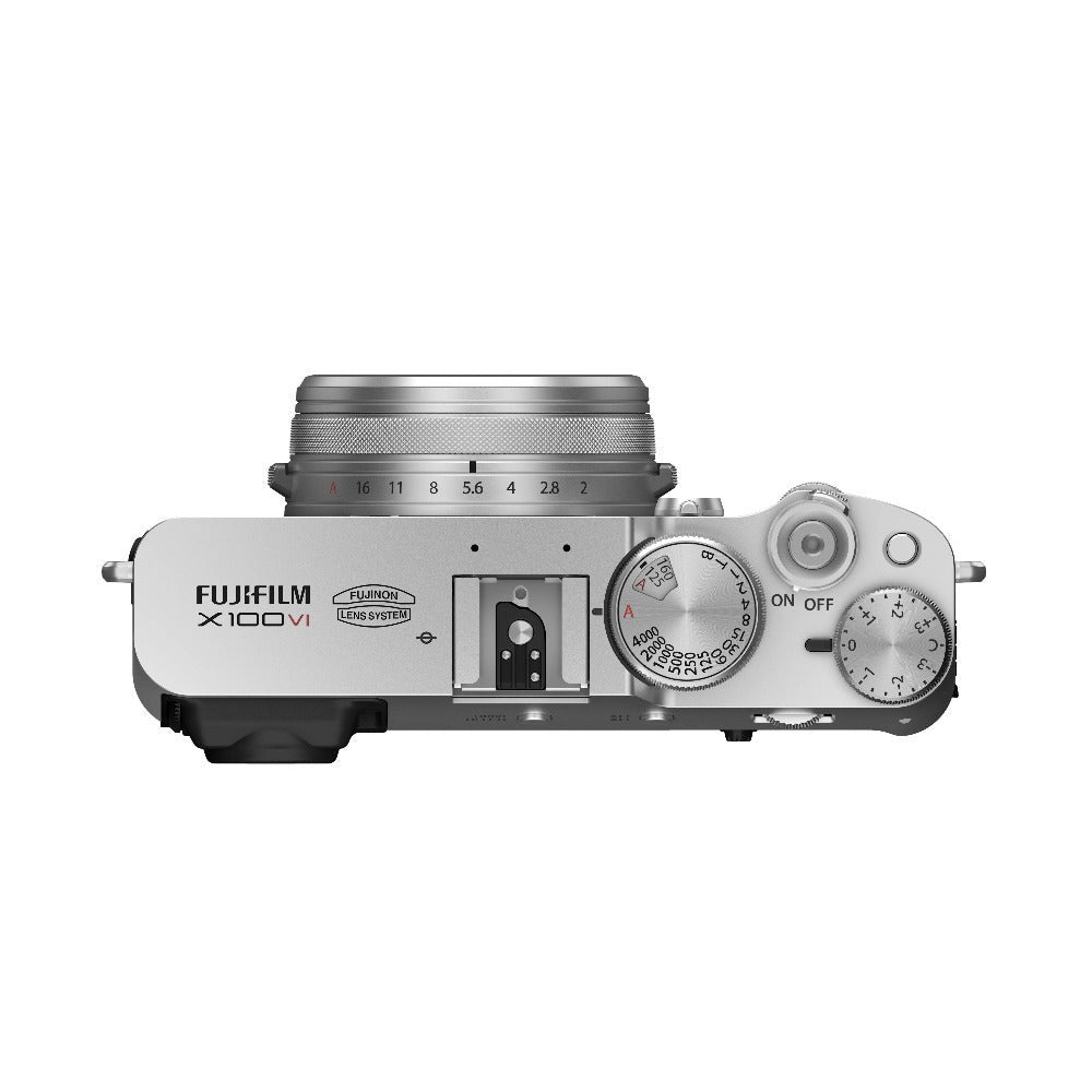 Fujifilm X100VI Mirrorless Digital Camera with 23mm f/2 Fixed Lens (Silver)