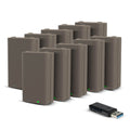 Stealth Cam FieldMax Lithium Battery Cartridge 10-Pack with Card Reader Bundle