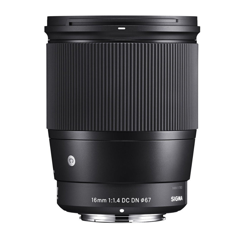 Sigma 16mm f/1.4 DC DN Contemporary Lens for Sony with Accessory Bundle
