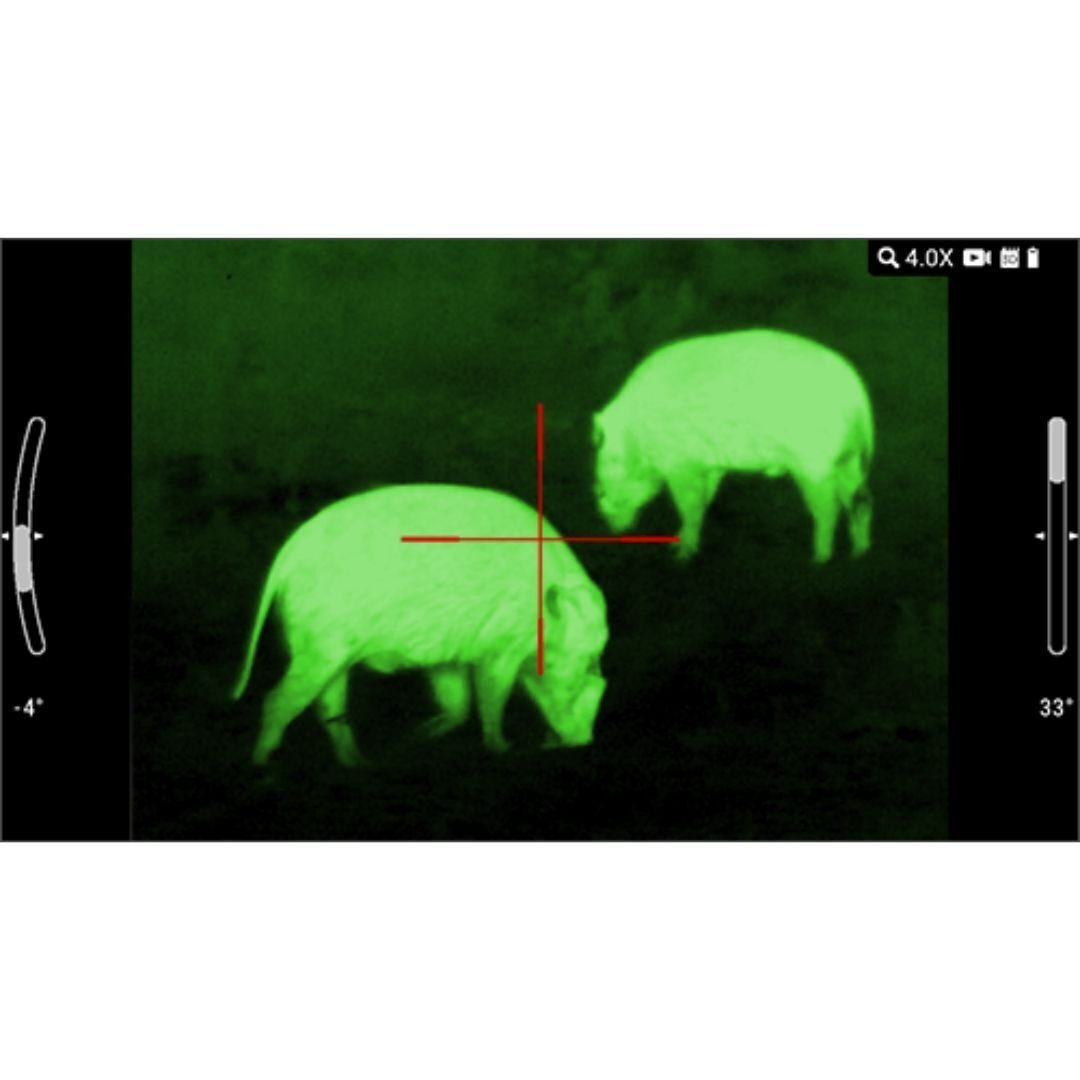 ATN ThOR LTV 3-9x 256 x 192 12 Micron Ultra-Light Thermal Rifle Scope with Video Recording (Black)