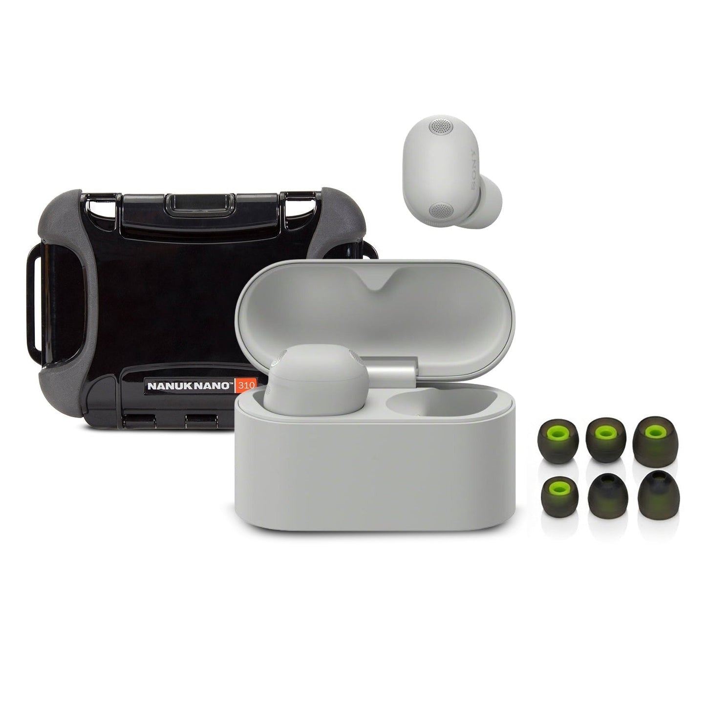 Sony WF-1000XM6 Wireless Earbuds (Platinum Silver) with Hard Case, Earbud Tips