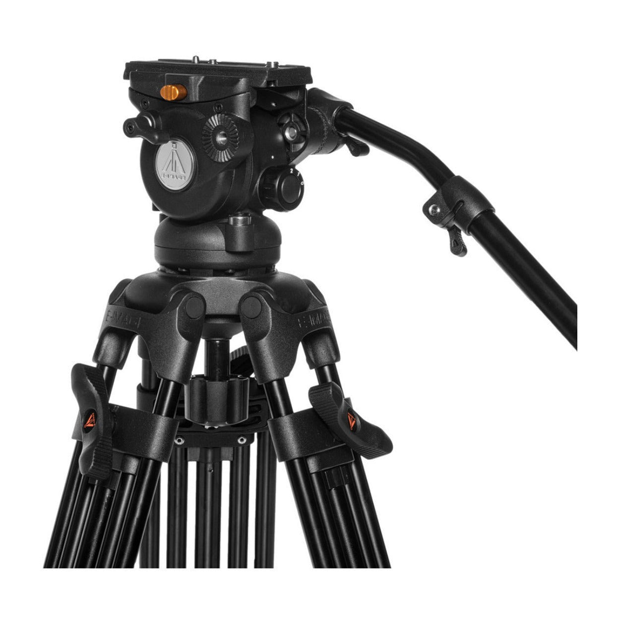 E-Image EG05A2 Two-Stage Aluminum Video Tripod Kit with GH05 75mm Fluid Head