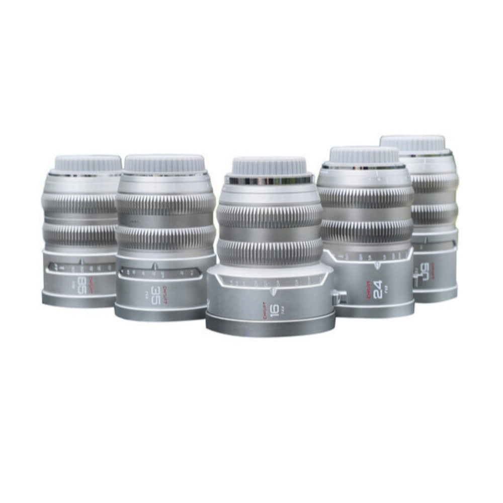 CHIOPT AURA Full-Frame Cinema 5-Lens Kit 16/24/35/50/85mm with Case (Canon RF)