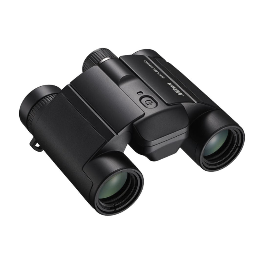 Nikon 10x25 S Dual-Hinge Design Stabilized Binoculars with Accessories Bundle