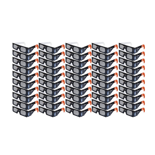 Celestron EclipSmart Safe Filter Eclipse Glasses ISO 12312-2:2015 (E) (50-Pack)