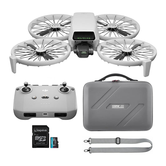 DJI Flip Mini Camera Drone with DJI RC-N3 Controller Bundle (3 Items)