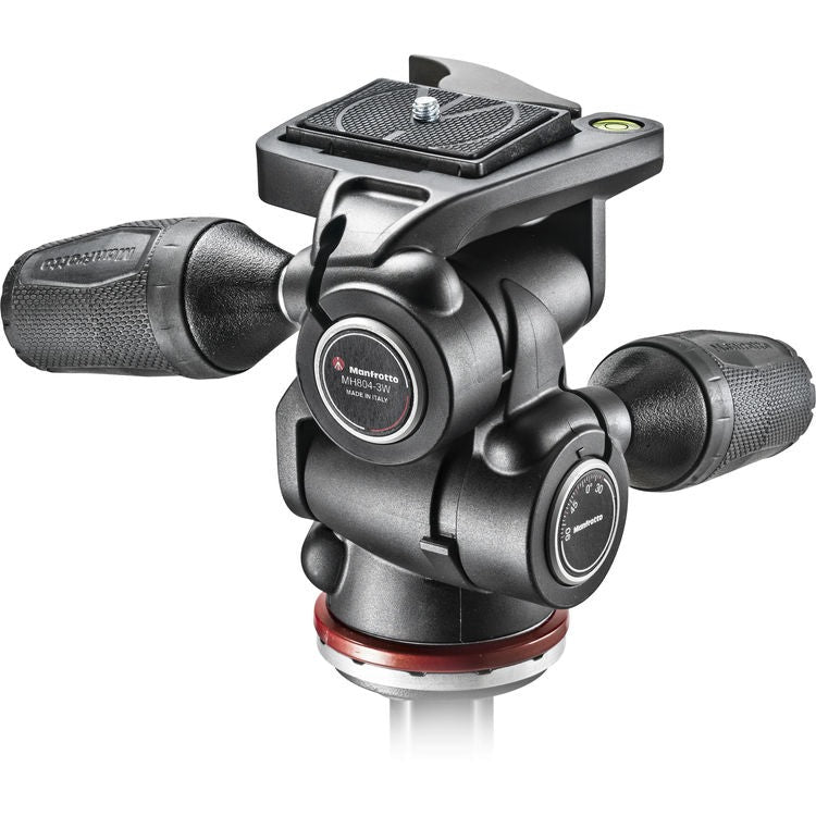 Manfrotto MH804 3-Way Pan/Tilt Head with Quick-Release Plate