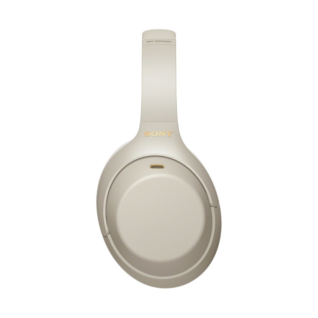 Sony WH-1000XM4 Wireless Noise Canceling Over-Ear Headphones (Silver) (Used)