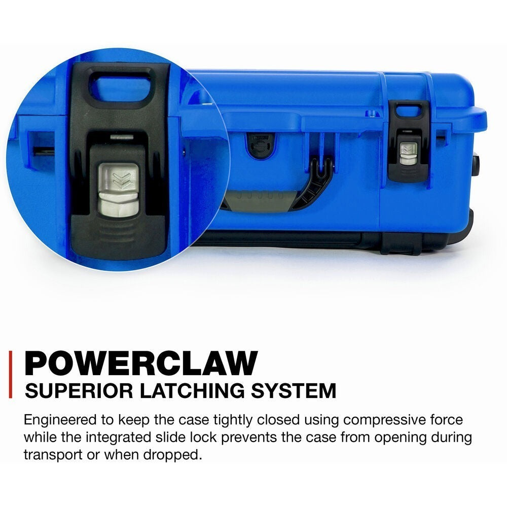 Nanuk 935 Waterproof Wheeled Hard Case with Padded Dividers (Blue)