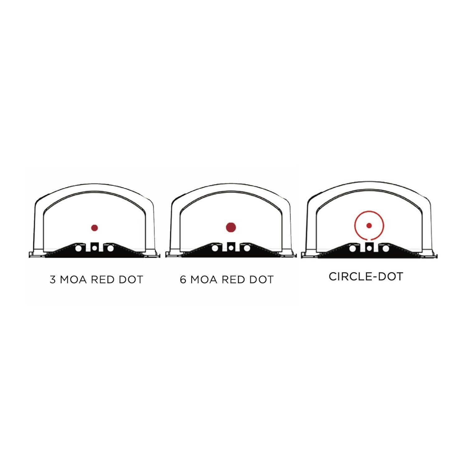 SIG SAUER ROMEO2 1x30mm Red Dot 7075 Aluminum Reflex Sight with 3 MOA Reticle