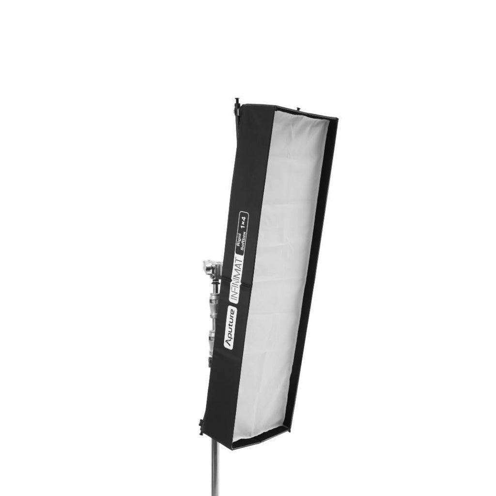 Aputure INFINIMAT Rigid Softbox 1x4 - Collapsible Hook-and-Loop Light Modifier