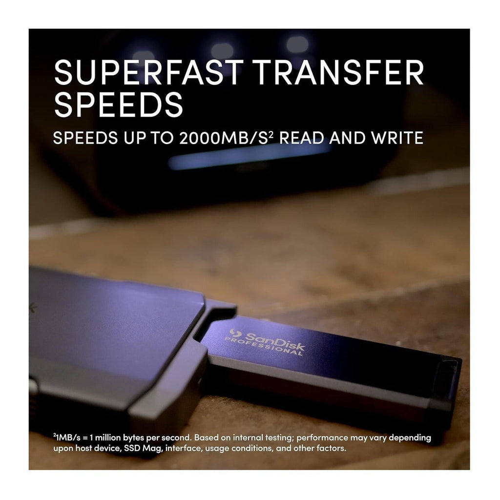 Sandisk Professional 1TB PRO-Blade Transport Portable and Modular NVMe SSD