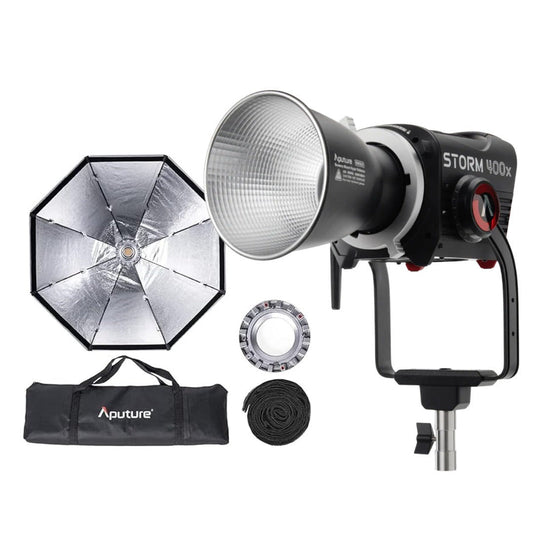 Aputure STORM 400x (V-Mount) (US) Bundle with OctaDome 120 Softbox and Bag