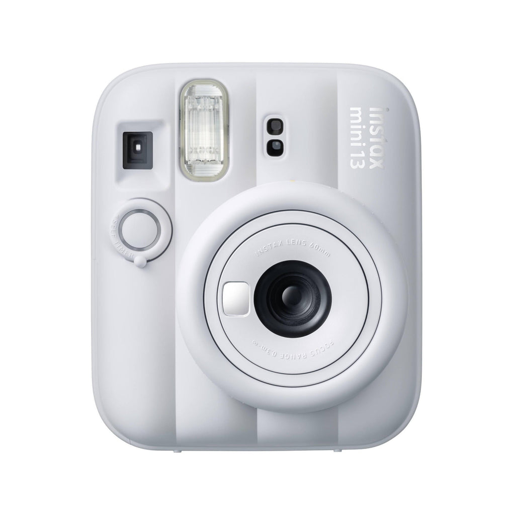 Fujifilm INSTAX MINI 13 Instant Camera with Built-In Selfie Mirror and Self Timer (Clay White)