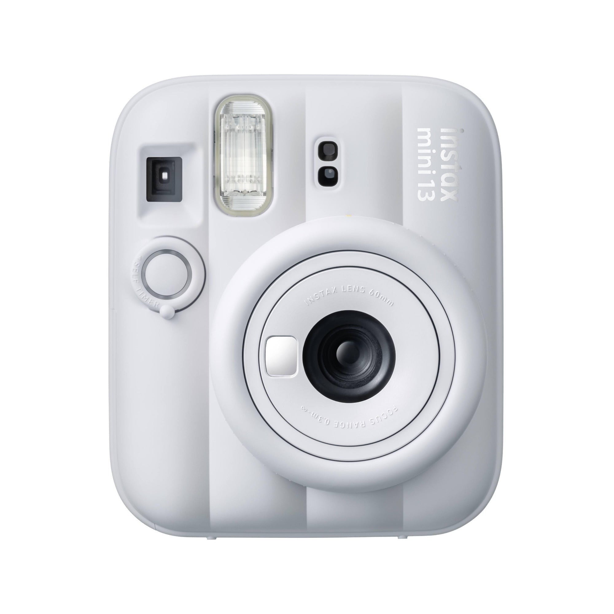 Fujifilm INSTAX MINI 13 Instant Camera with Built-In Selfie Mirror and Self Timer (Clay White)