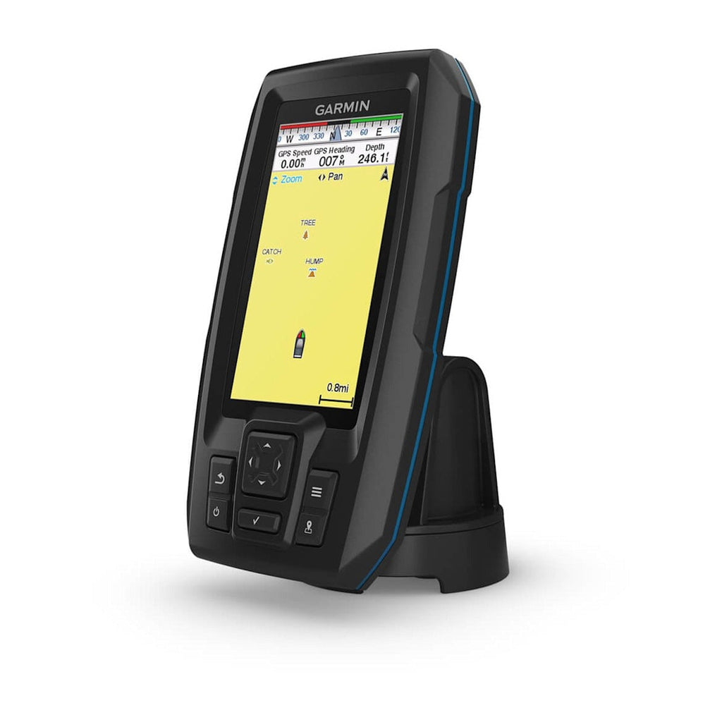 Garmin STRIKER Vivid 4cv GPS Fishfinder Bundle with GT20-TM Transducer and Protective Display Cover