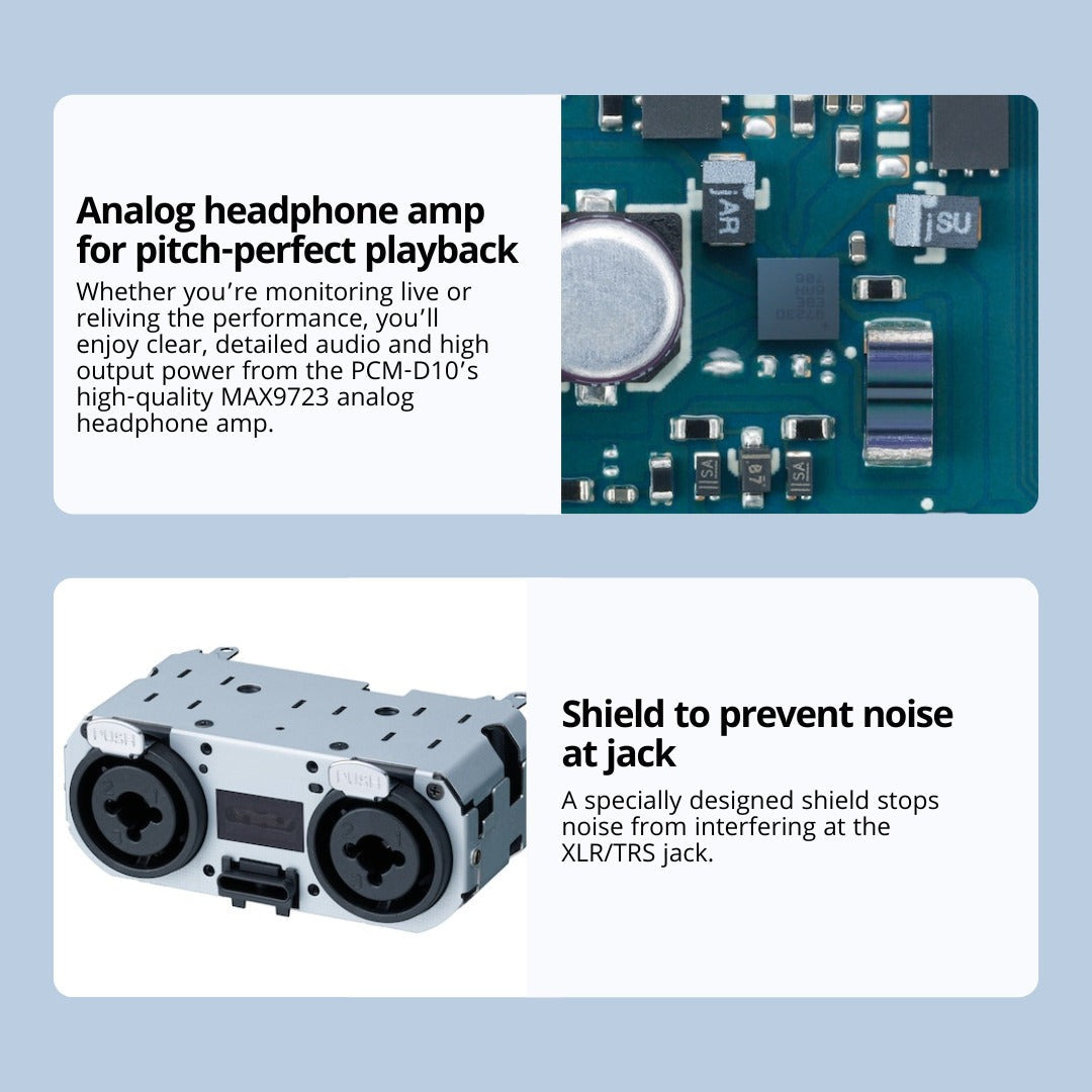 Sony PCM-D10 Portable High-Resolution Linear PCM Audio Recorder eith