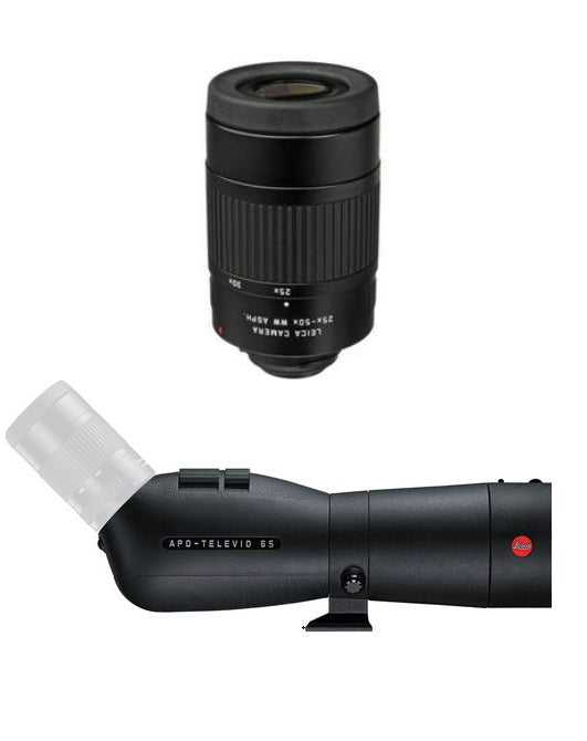 Leica APO-Televid 65 Angled Spotting Scope with Televid 25-50x Eyepiece