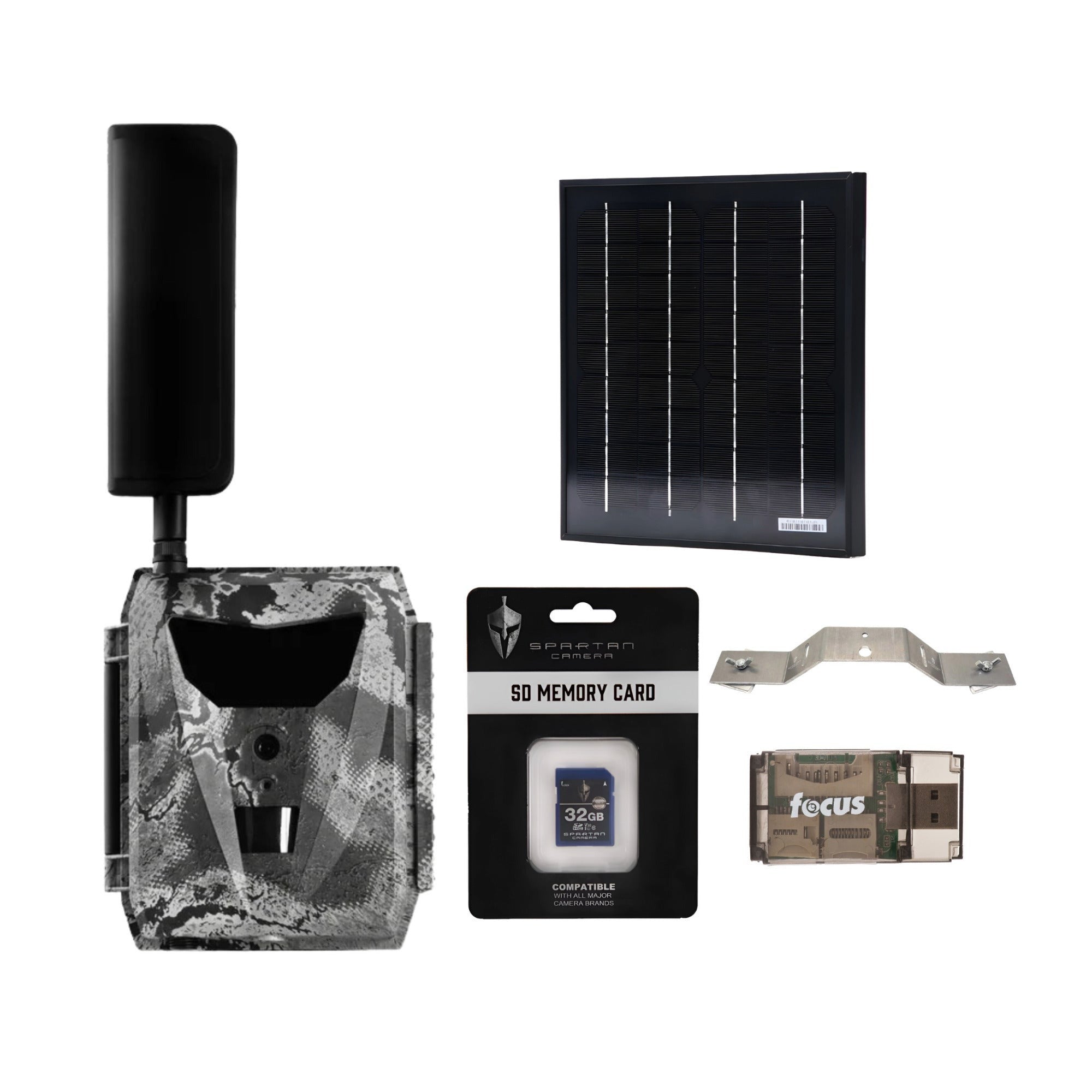Spartan GoLive 4G/LTE Trail Camera (Spartan Areus) Bundle with Accessories