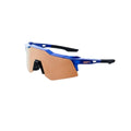 100% Speedcraft XS Sunglasses Cobalt Blue HiPER Copper Lens