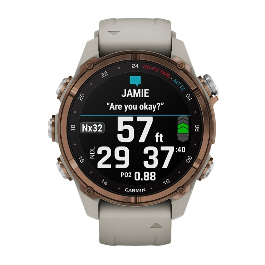 Garmin Descent Mk3i Watch Style-Dive Computer (43mm, Bronze/Gray) Bundle