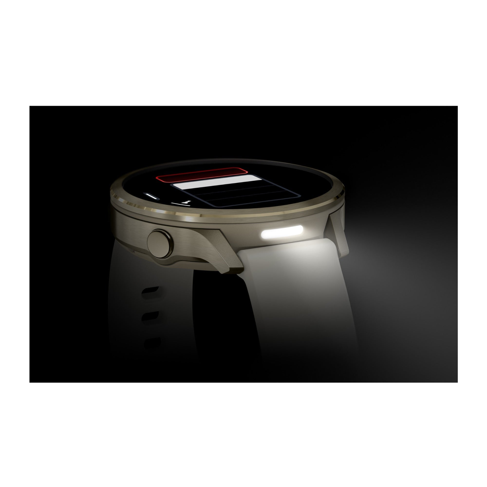 Garmin Venu 4 41mm AMOLED (Lunar Gold/Bone) GPS Smartwatch with Earbuds Bundle