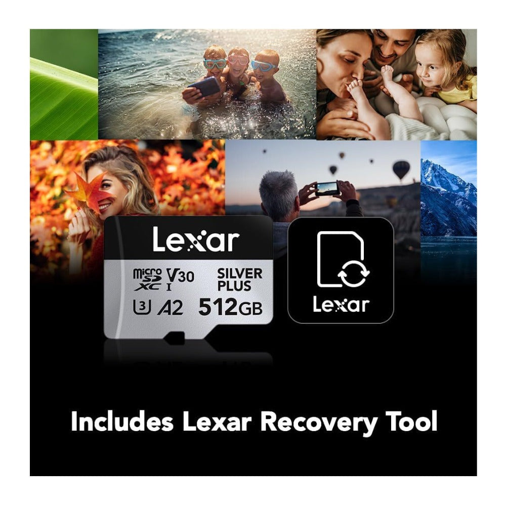 Lexar 512GB Professional Silver Plus Micro SD Card UHS-I