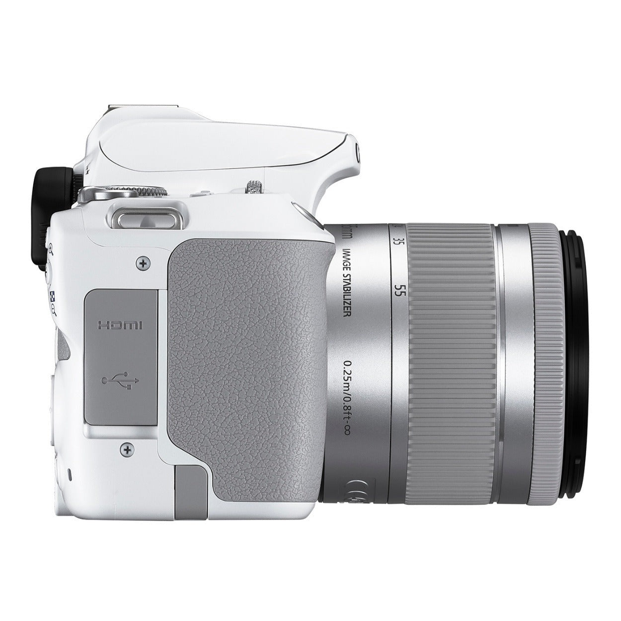 Canon EOS Rebel SL3 DSLR Camera with EF-S 18-55mm f/4-5.6 IS STM Lens (White)