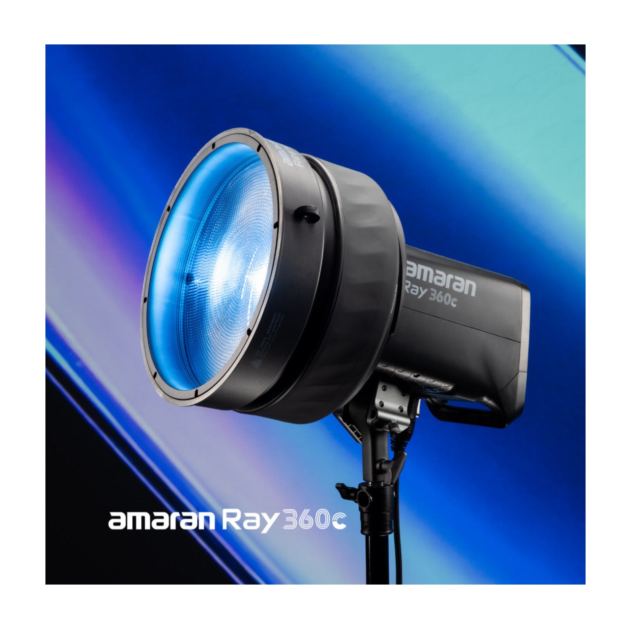 Amaran Ray 360W Full-Color COB Video Light with Light Dome 60 Circular Bowens Mount Softbox Bundle