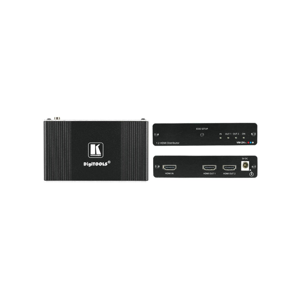 Kramer VM-2Hxl 1x2 HDMI Distribution Amplifier 6.75Gbps Max Data Rate EDID Pass Through