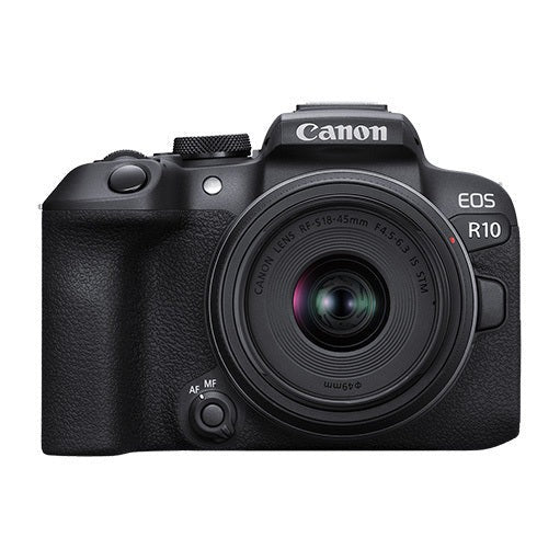 Canon EOS R10 Mirrorless Camera with RF-S 18-45mm Lens and Accessories Bundle