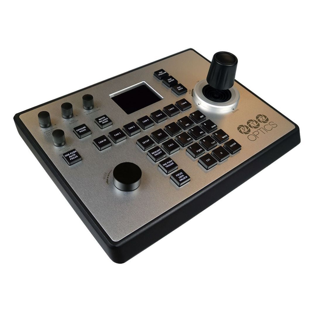 PTZOptics 4th Generation IP or Serial Joystick Controller for PTZ Cameras with Automatic Triggers