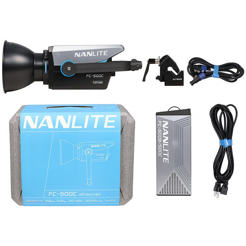 NANLITEFC-500C RGBW LED Spotlight - 500W, 27007500K CCT with Bluetooth Control