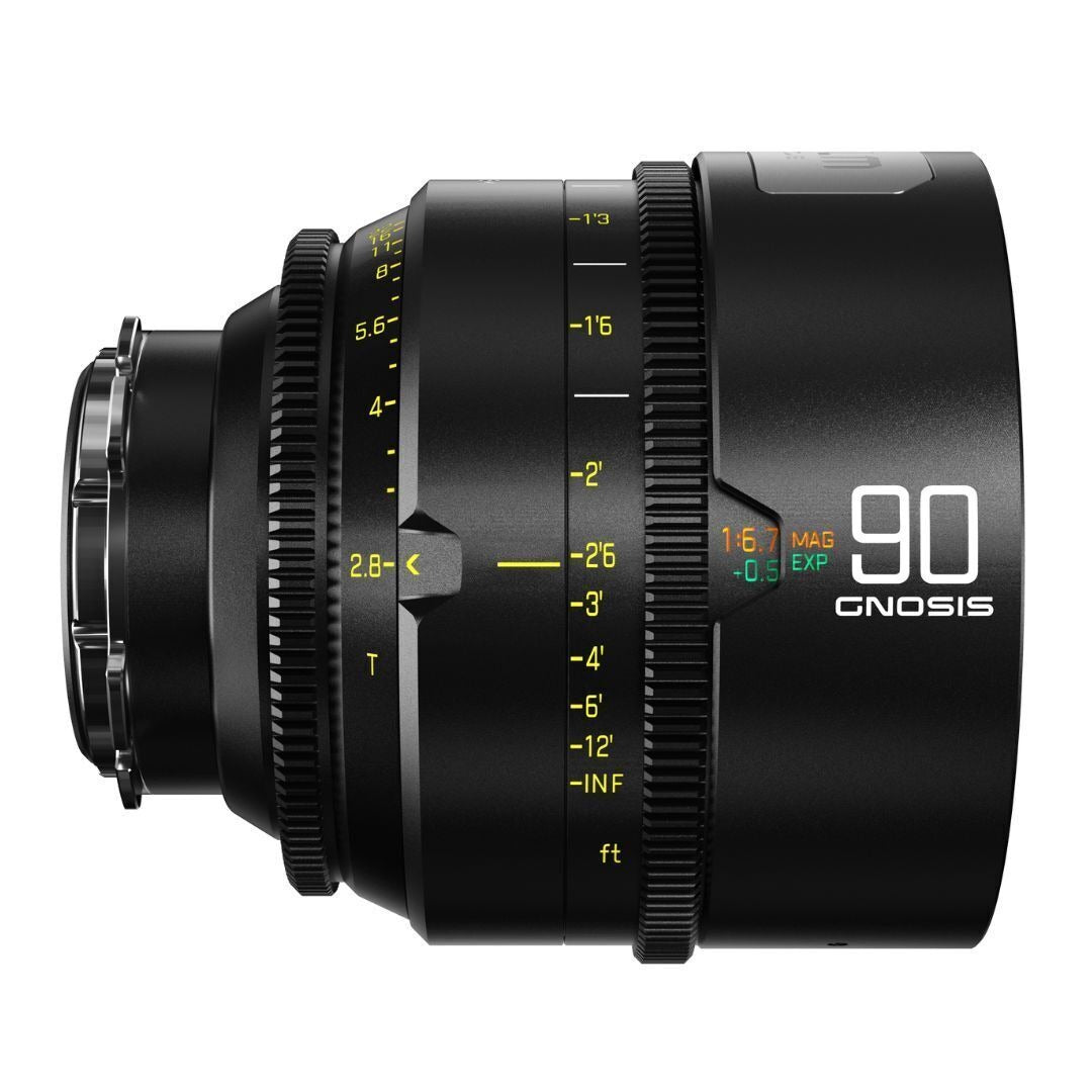 DZOFilm Gnosis 90mm VV T2.8 Macro Cine Lens with 1.5x Magnification (LPL, PL, EF, Black)