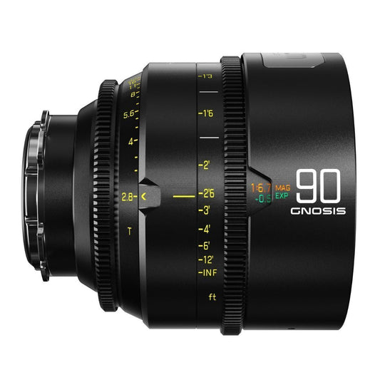 DZOFilm Gnosis 90mm VV T2.8 Macro Cine Lens with 1.5x Magnification (LPL, PL, EF, Black)